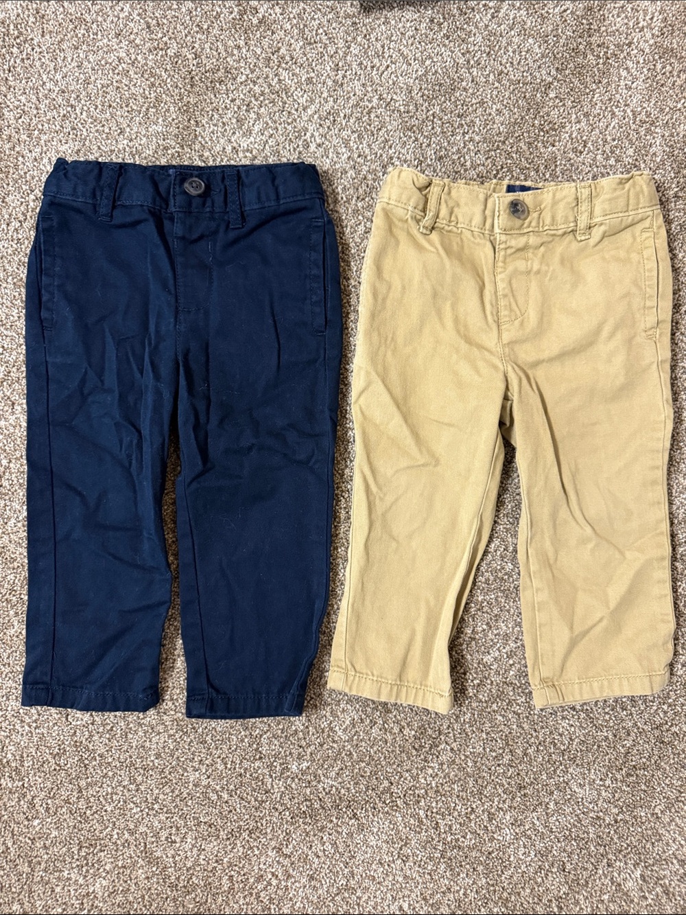 The Children's Place Toddler Pants - Navy & Khaki Pair